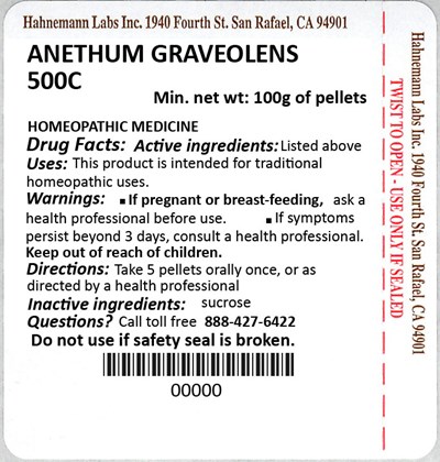 Anethum Graveolens 500c 100g (Anethum Graveolens 500c 100g)